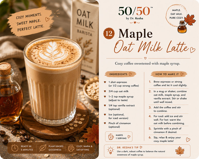 Maple Oat Milk Latte