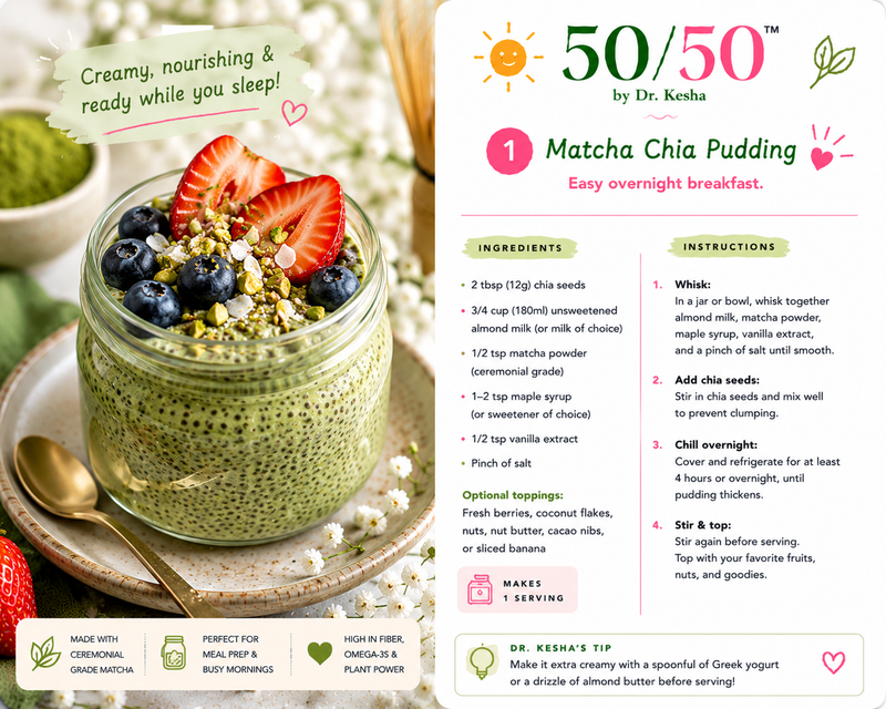 Matcha Chia Pudding