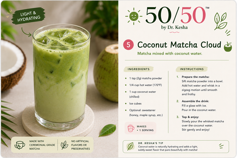 Coconut Matcha Latte: Tropical & Creamy Matcha with Coconut Milk