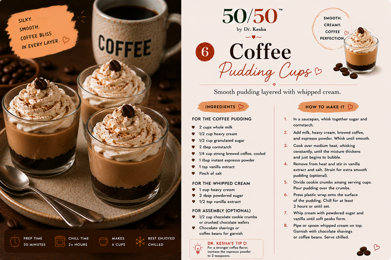 Coffee Pudding Cups