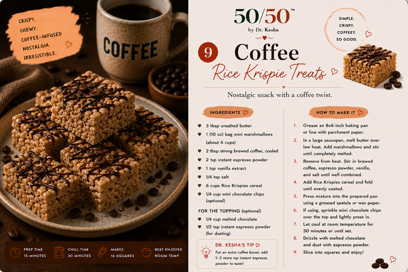 Coffee Rice Krispie Treats