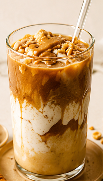 Iced Vanilla Mushroom Latte