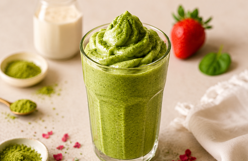 Matcha Berry Smoothie